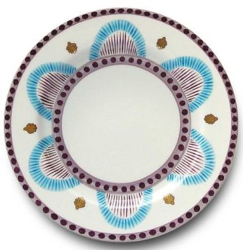 Pinto Paris Agra Blue Dessert Plate 8.25" - Image 2