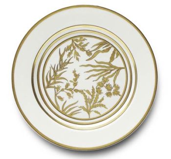 Pinto Paris Or Des Airs/Mers Dessert Plate 8.25"D