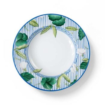 Pinto Paris Potager Blue Soup Plate 8.5"D