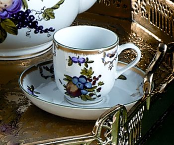 Mottahedeh Duke of Gloucester Espresso Cup and Saucer 3 oz. - Image 2