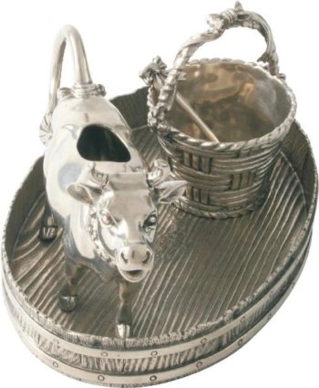Vagabond House Mabel the Cow Sugar & Creamer 5"W x 7"L x 4.5"H - Image 2
