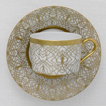 Robert Haviland & C. Parlon Farahnaz White Cup & Saucer 6 oz.