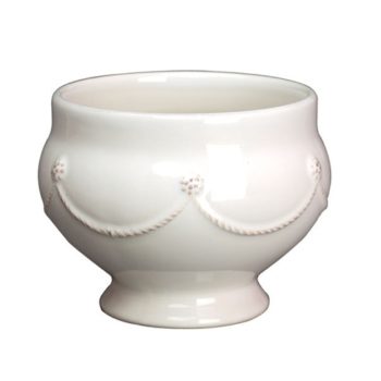 Juliska Berry and Thread Whitewash Footed Soup 5" W x 3.5" H - Image 2