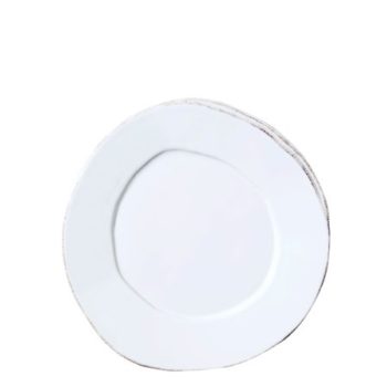 Vietri Lastra White Salad Plate 8.75"D