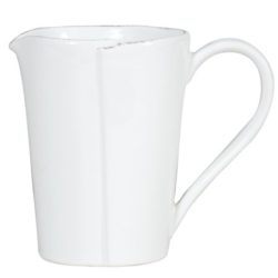 Vietri Lastra White Pitcher 7'H