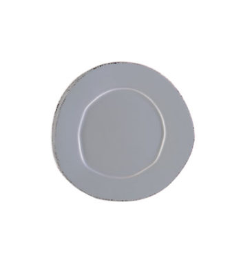 Vietri Lastra Gray Canape Plate 6.5"D