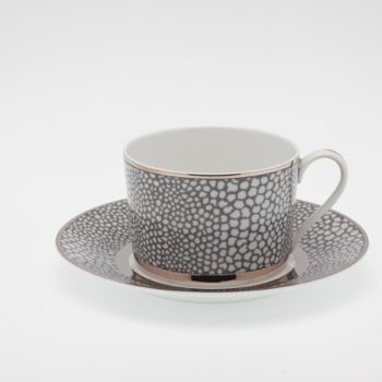 Royal Limoges Makassar Platinum Tea Saucer