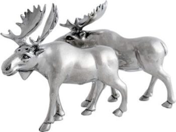 Vagabond House Moose Salt & Pepper 4.5"H