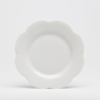 Royal Limoges Nymphea White Dessert Plate