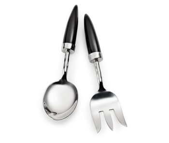 Mary Jurek Orion Vegetable Spoon & Meat Fork (2pc Set)
