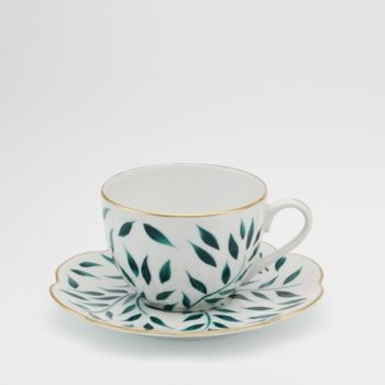 Royal Limoges Olivier Green Tea Saucer
