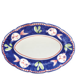 Vietri Campagna Pesce Oval Platter 16"L x 11.5"W