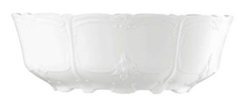 Rosenthal Baronesse White by Hutschenreuther Open Vegetable Bowl 10"W