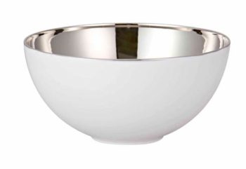 Rosenthal TAC 02 Skin Platinum Vegetable Bowl, Open 7.5"