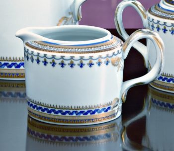 Mottahedeh Chinoise Blue Creamer 3.5"H - Image 2