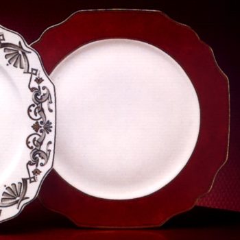 Mottahedeh Gabriel Festival Currant Service Plate 12'D