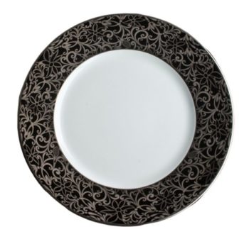 Raynaud Salamanque Platinum & Black Salad Plate 7.75" D