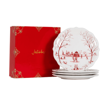 Juliska Country Estate Party Plates, Set of 4 - Winter Frolic - Image 2
