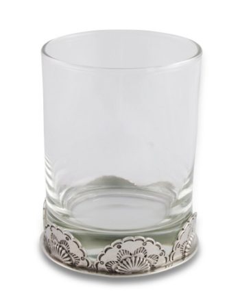 Vagabond House Western Double Old Fashion Glass Set/4 3.25"W x 4.25"H