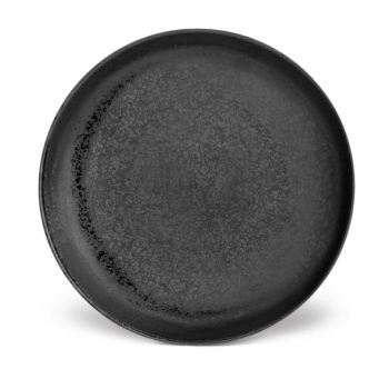 L'Objet Alchimie Black Coupe Serving Bowl 12"D x 2.5"H - Image 2