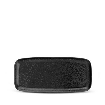 L'Objet Alchimie Black Rectangular Platter 17.5 L x 8 W in
