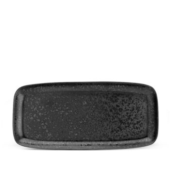 L'Objet Alchimie Black Rectangular Platter 21 L x 10 W in