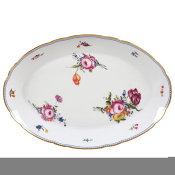 Bernardaud A La Reine Oval platter 13"L - Image 2