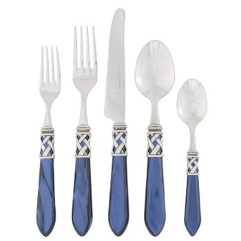 Vietri Aladdin Antique Blue  5-Piece Place Setting