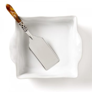 Vietri Aladdin Antique Tortoiseshell Lasagna Server 11"L - Image 2