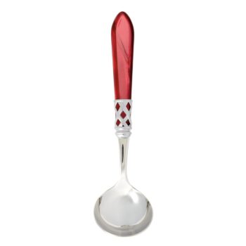Vietri Aladdin Brilliant Red Sauce Ladle 8"L