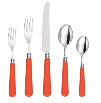 Capdeco Altea orange 5-Piece Place Setting