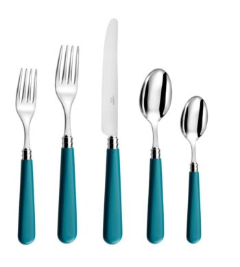 Capdeco Altea turquoise 5-Piece Place Setting