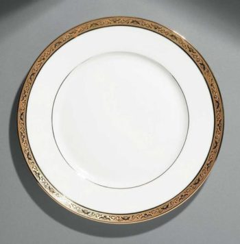 Raynaud Ambassador Gold Salad Cake Plate 7.5" D