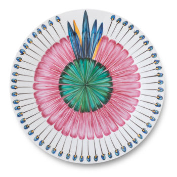 Pinto Paris Bahia Charger Plate Pink 11.5"
