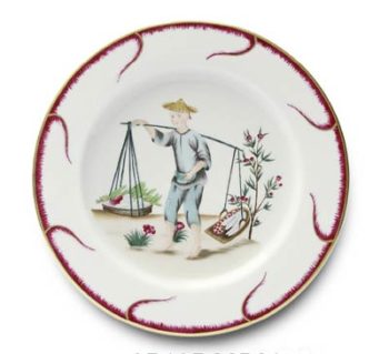 Pinto Paris Chinoiserie Buffet Plate #2 11.5"