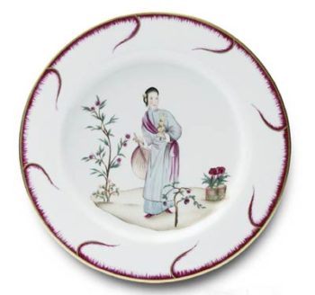 Pinto Paris Chinoiserie Buffet Plate #4 11.5"