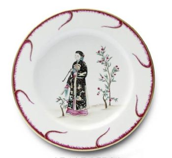 Pinto Paris Chinoiserie Buffet Plate #5 11.5"