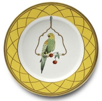 Pinto Paris Les Perroquets Buffet Plate #2 11.5"