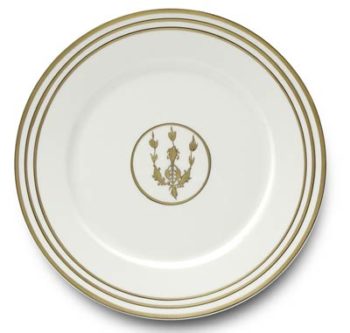 Pinto Paris Or Des Airs/Mers Dinner Plate #1 10.25"