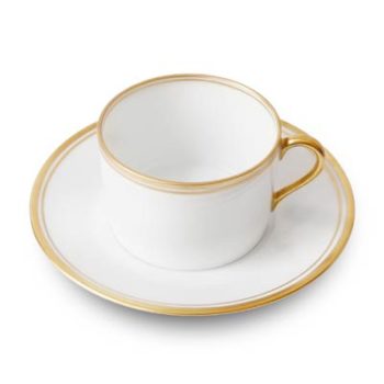 Pinto Paris Double Filet Or Tea Cup and Saucer