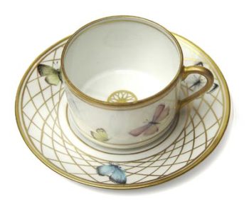 Pinto Paris Filet A Papillons Tea Cup and Saucer