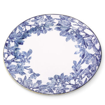 Caskata Arbor Blue Large Oval Platter 16"L x 12.5"W