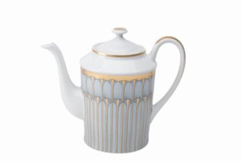 Deshoulieres Arcades Grey & Gold Coffee Pot