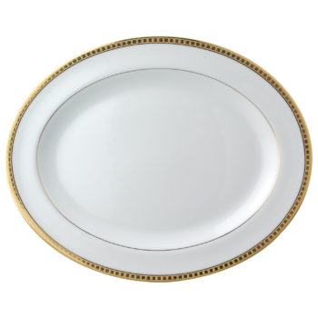 Bernardaud Athena Gold Oval platter 17"