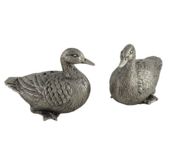 Vagabond House Duck Salt & Pepper Shakers 1.25"W x 2.5"L x 2"T