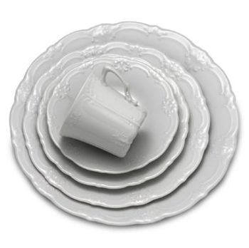 Rosenthal Baronesse White by Hutschenreuther Tea Saucer 6" - Image 2