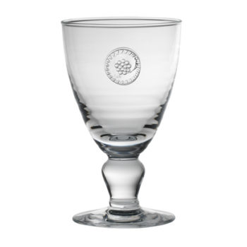 Juliska Berry & Thread Glassware Footed Goblet 16 oz.