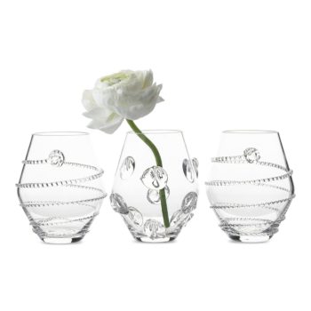 Juliska Assorted Mini Clear Vases Set/3 3.75"H - Image 2