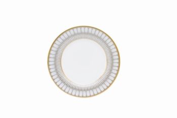 Deshoulieres Arcades Grey & Gold Dessert Plate