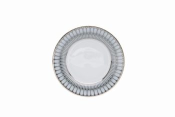 Deshoulieres Arcades Grey & Platinum Dessert Plate